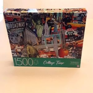 New Collage Time 1500 piece Puzzle Best of NYC